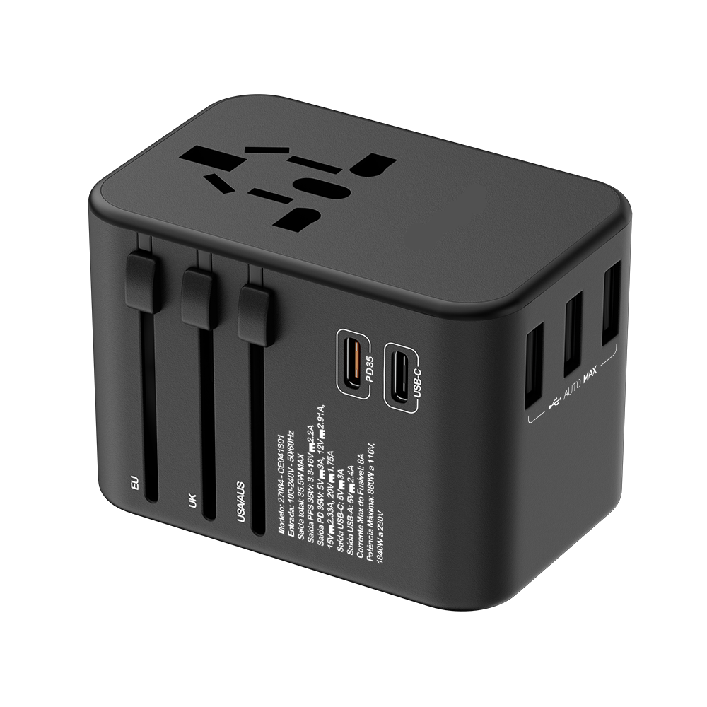 Adaptador Universal de Tomadas Tudo em Um | MultiPower