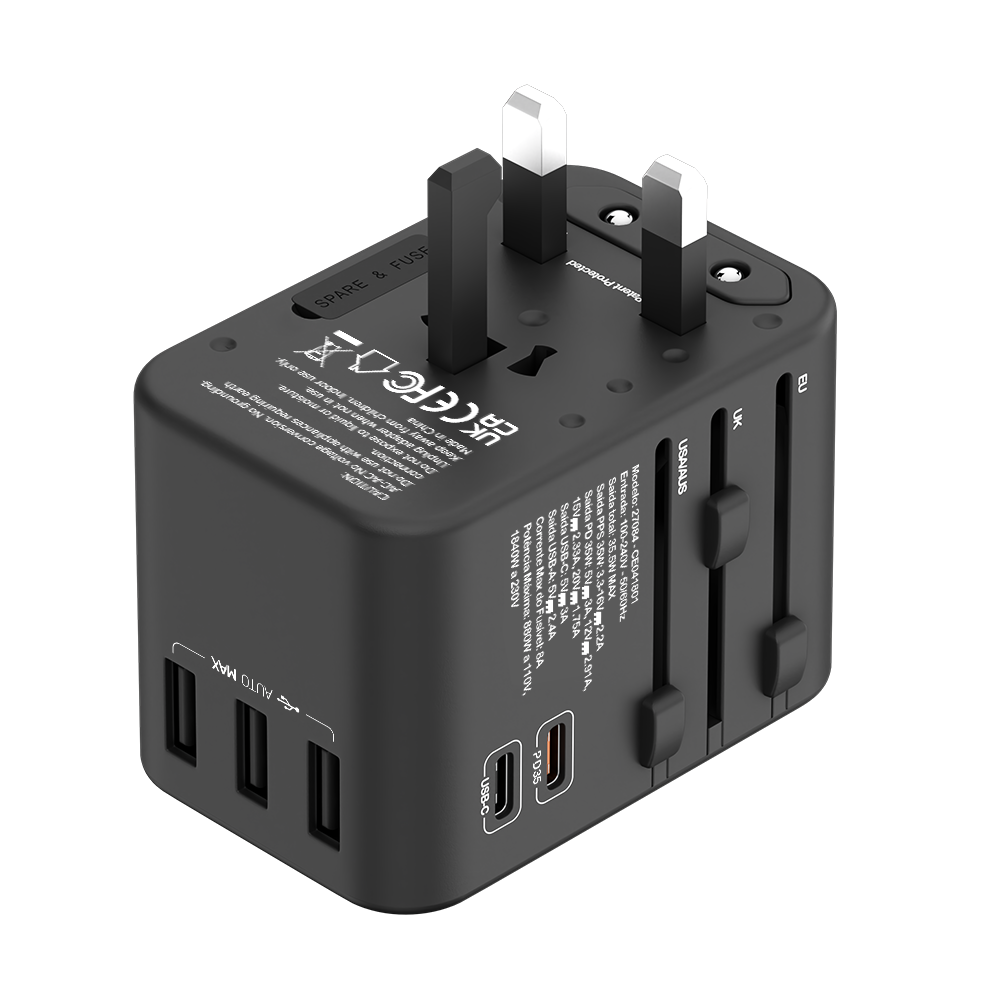 Adaptador Universal de Tomadas Tudo em Um | MultiPower