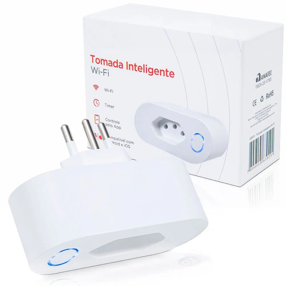 Tomada Inteligente Wi-Fi Liga e Desliga a Distância | TurnON