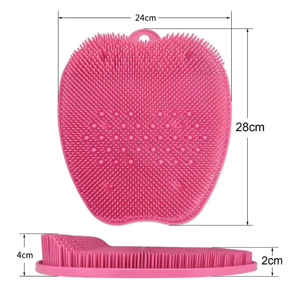 Escova Massageadora de Banho 3 em 1: Limpeza, Esfoliação e Relaxamento