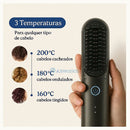 Escova de Cabelos Alisadora Recarregável Sem Fio | Sliding Brush