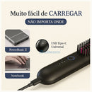 Escova de Cabelos Alisadora Recarregável Sem Fio | Sliding Brush