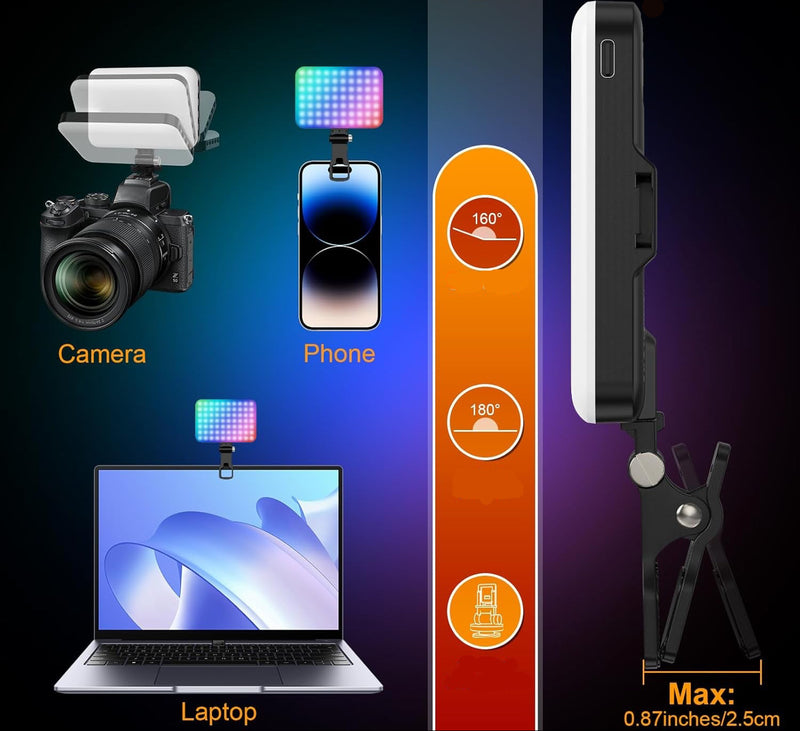 Luz de Preenchimento RGB Mobile | LumiClip