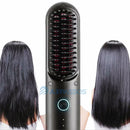 Escova de Cabelos Alisadora Recarregável Sem Fio | Sliding Brush