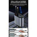 Carregador de Veicular Universal 4 em 1 Retrátil