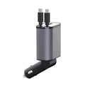 Carregador de Veicular Universal 4 em 1 Retrátil