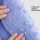 Escova Massageadora de Banho 3 em 1: Limpeza, Esfoliação e Relaxamento